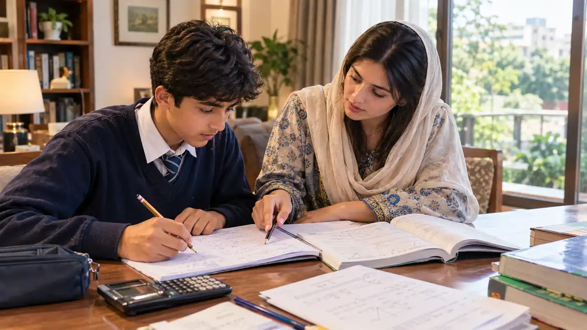 Home Tutor in F 6 Islamabad providing one-to-one mathematics tutoring to a Pakistani student