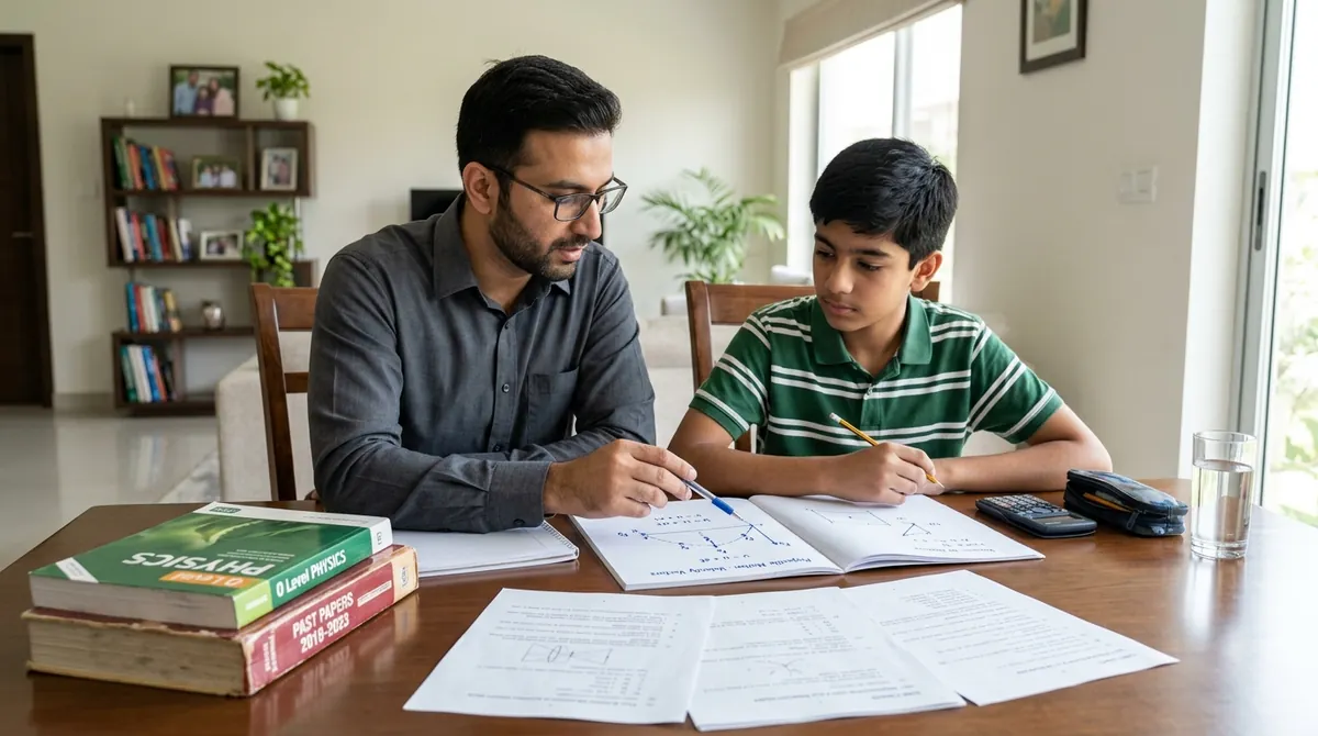 Home tutor in DHA Islamabad teaching Physics to a student