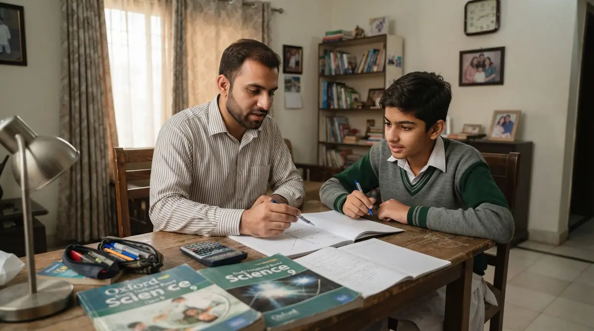 Home Tutor in Satellite Town Rawalpindi helping a student with science studies
