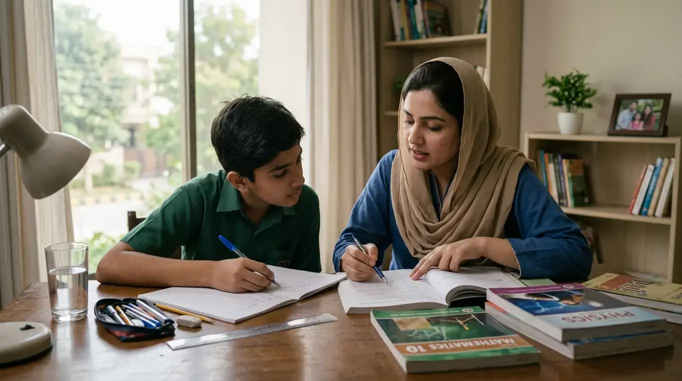 Home tutor in Bani Gala Islamabad providing one-to-one academic support