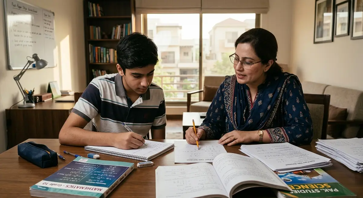 Home tutor in G 6 Islamabad helping a student with academic preparation