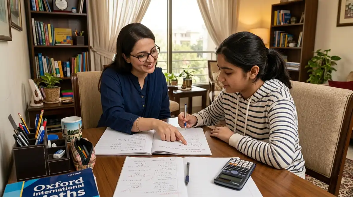 Home tutor in G 15 Islamabad helping a student with Mathematics