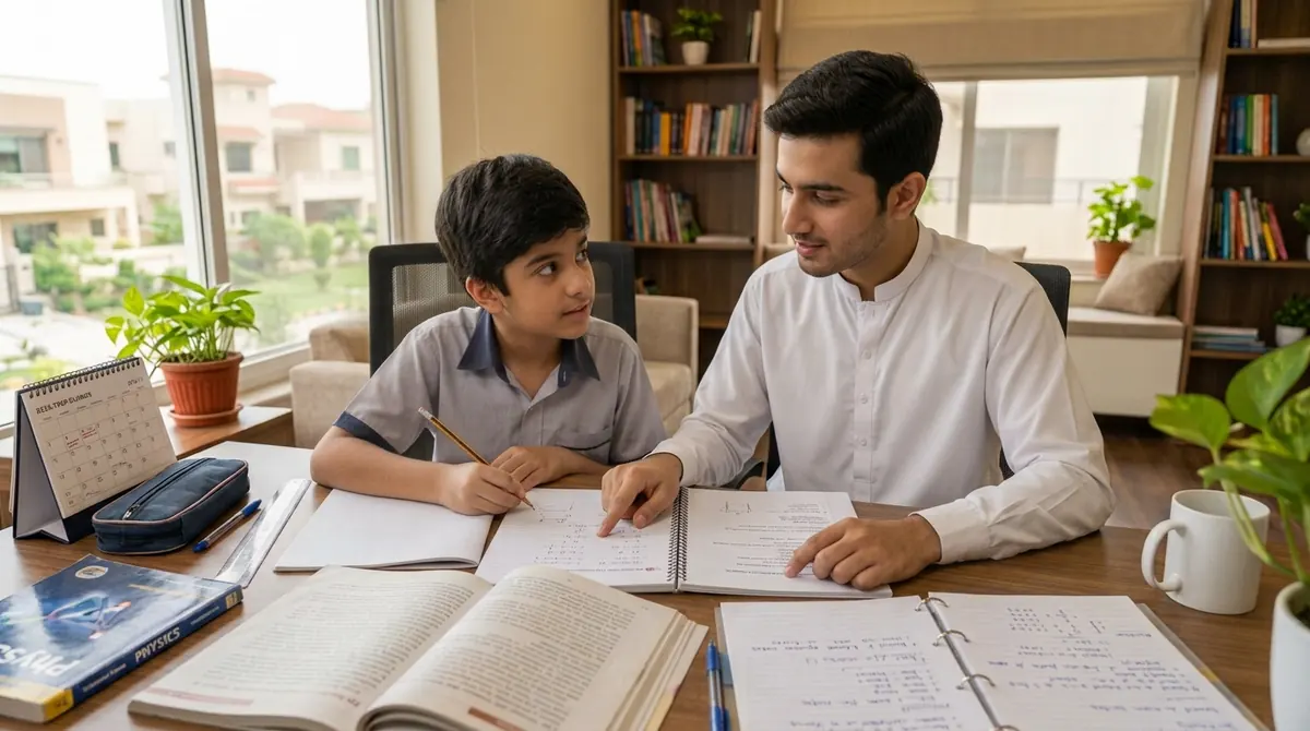 Home tutor in Bahria Town Islamabad providing personalized academic support