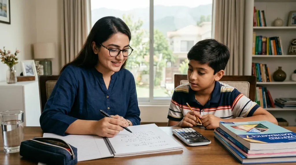 Home tutor in DHA Islamabad providing one-on-one learning support