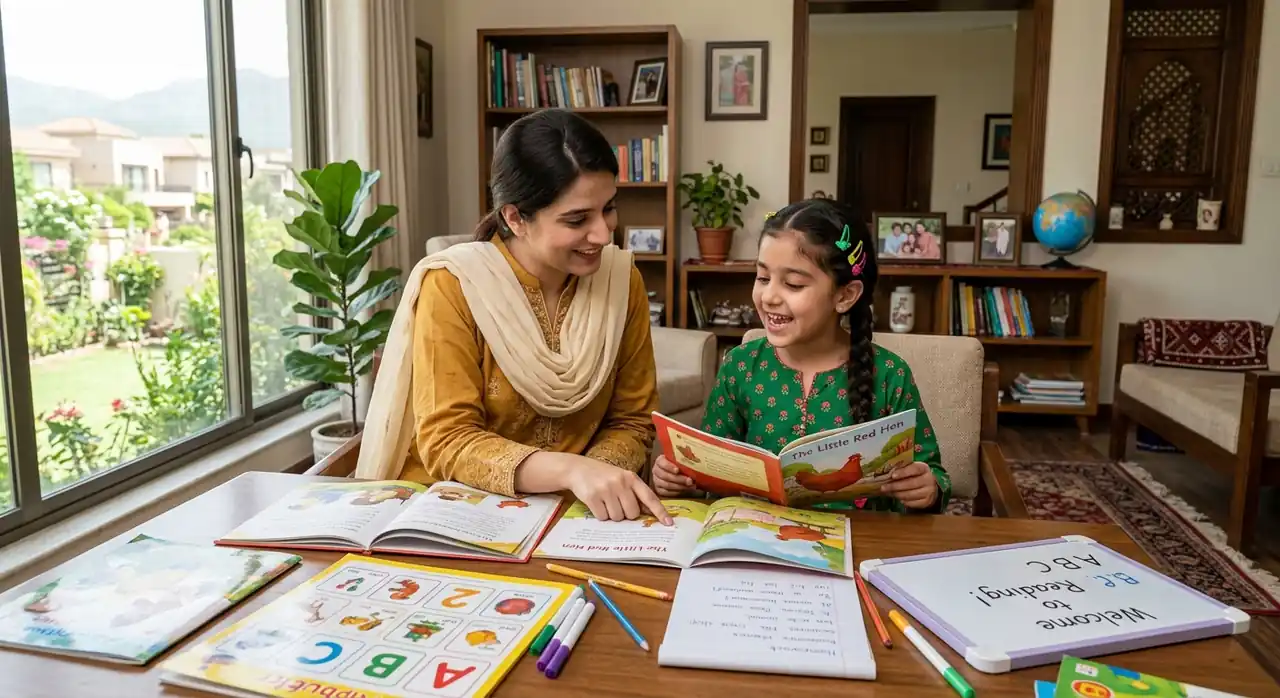 Home Tutor in F 11 Islamabad teaching a student science at home