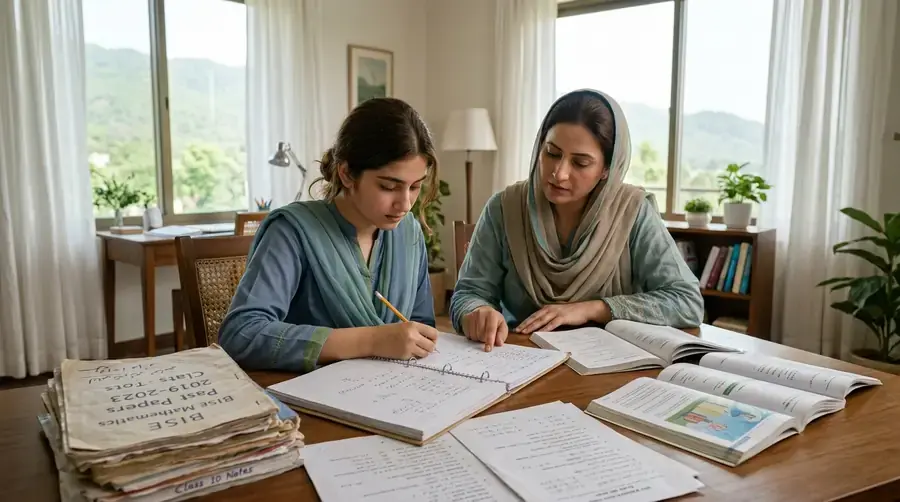 Home tutor in Barakahu Islamabad helping a student with academic work