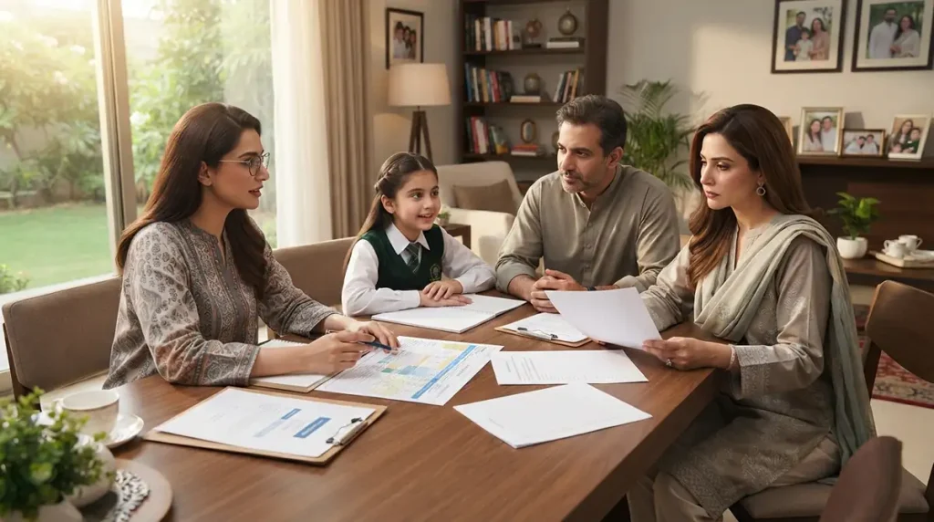Home tutor in I 8 Islamabad helping a student prepare for board exams