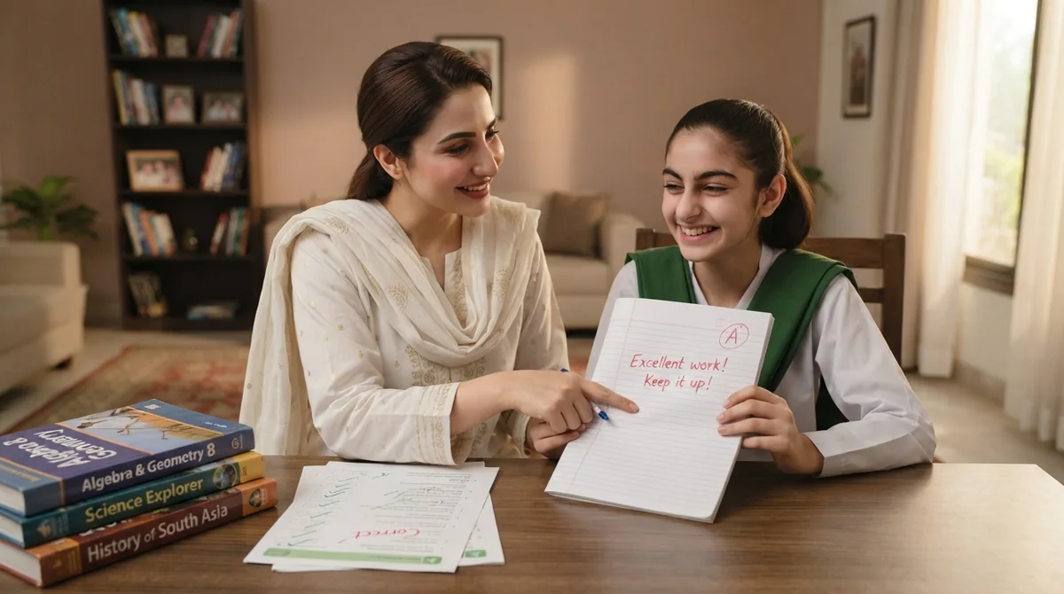 Home tutor in I 11 Islamabad helping a student improve her academic performance