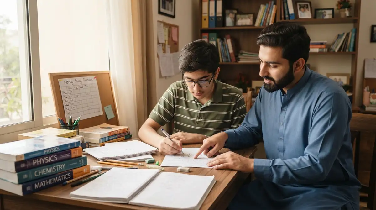 Home tutor in Askari Rawalpindi helping student with mathematics and science