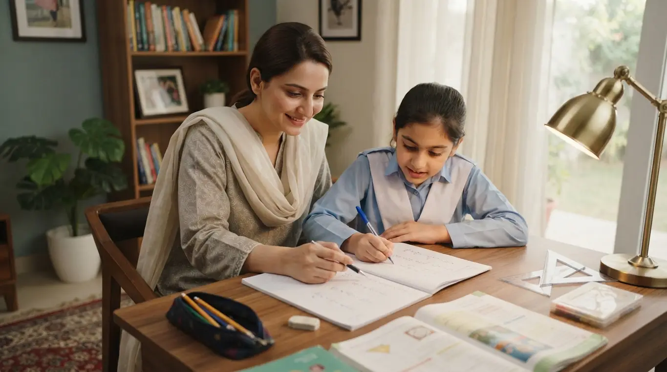 Home tutor in Cantt Rawalpindi helping a student with mathematics