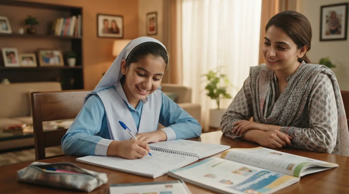 Home tutor in Cantt Rawalpindi teaching a student at home